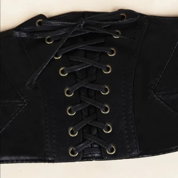 Black Corset Belt Steampunk New - Image 3