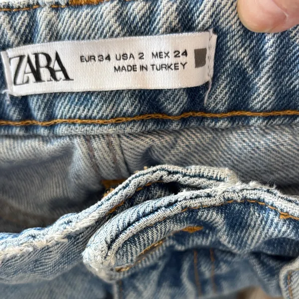 Zara High-rise Straight Leg Jeans - Image 5