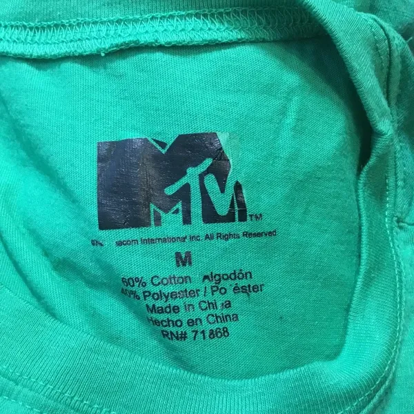 M.T.V. Music Television Graphic T Shirt - Image 3