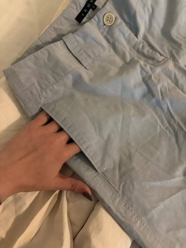 Theory Light Blue Pants - Image 5