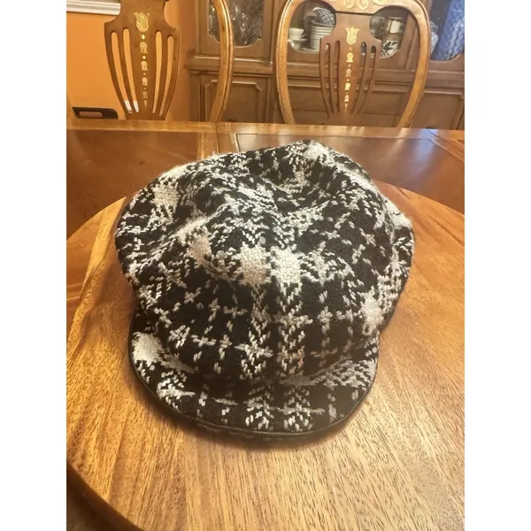 Banana Republic Wool Blend Newsboy Paperboy Newsie Flat Cap Hat Medium Large - Image 6