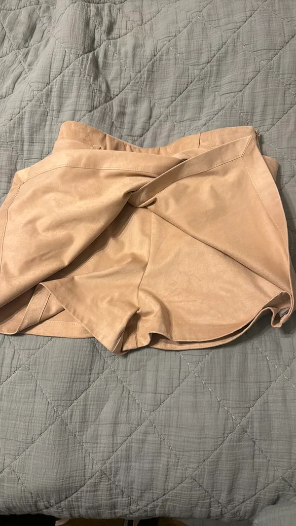 Zara Suede Shorts - Image 3