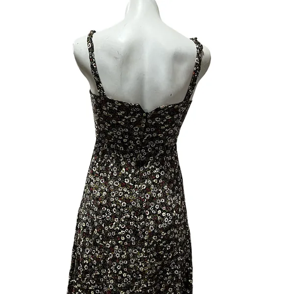 Zara black floral dress - Image 6