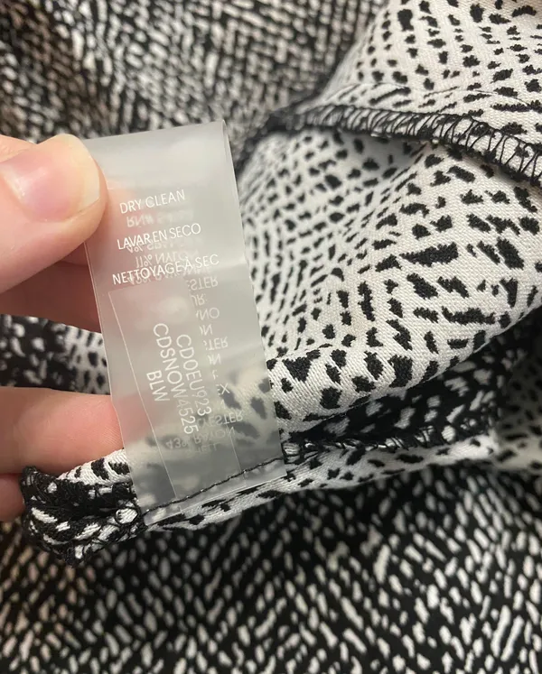 Calvin Klein NWT Black And White Knee Length Dress - Image 11