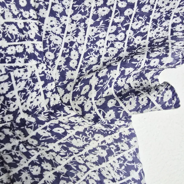 Rails Valentina Navy Camellia Floral Mini Dress Square Neck Blue Large‎ - Image 9