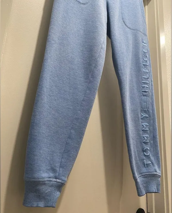 Women's Light Blue Drawstring Sweatpants Joggers - Small - Image 5