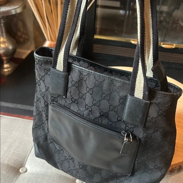 Gucci GG Canvas Shoulder Bag - Image 5