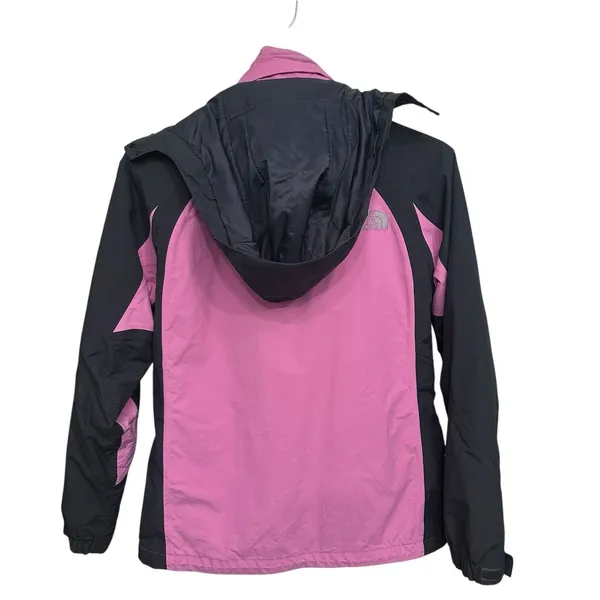The North Face Womens Pink HyVent snow‎ Ski Jacket Hooded Waterproof 3in1 Large - Image 7