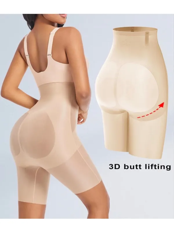 NEW Shapewear Tummy Control Shorts Comfort High Waisted Thigh Slim Seamless L - Image 3