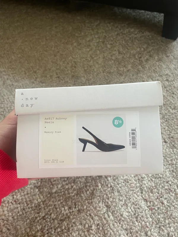 A New Day Black Aubrey Heels - Image 3
