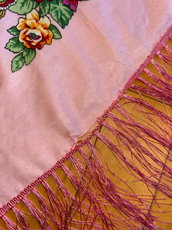 Pink floral wrap - Image 6