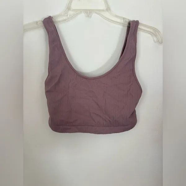 American Eagle Outfitters Ribbed Crop Tank Top Size M - Image 6