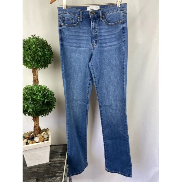 Sam Edelman Blue Denim High Rise Penny Bootcut Jeans 28 - Image 3