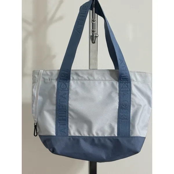 Athleta Girl Weekend Tote Bag Blue One Size Water Repellent Power of She Dance - Image 6