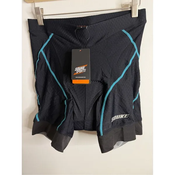 SOUKE Sports Women's Large 4D Padded Quick Dry Cycling Underwear Shorts - Image 10