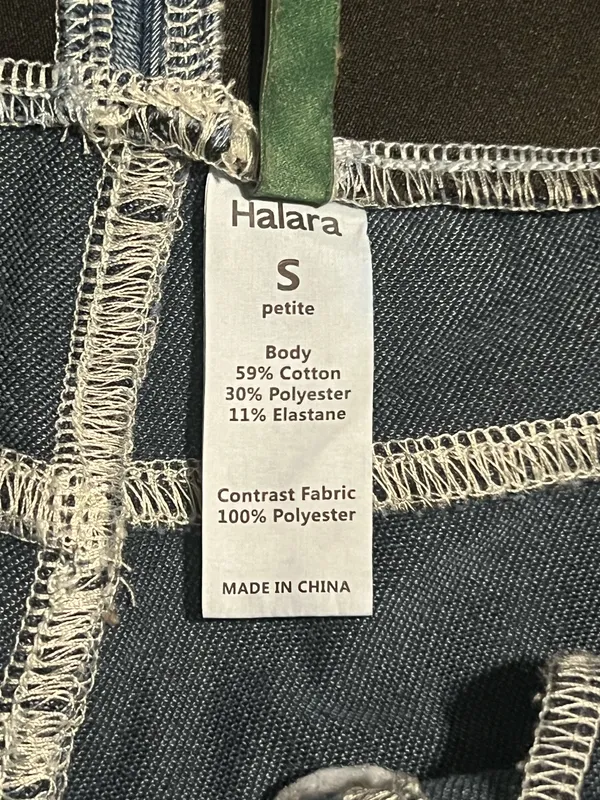 Womens small Halara Flex High Waisted Pockets Baggy Wide Leg Washed Casual Jean - Image 10
