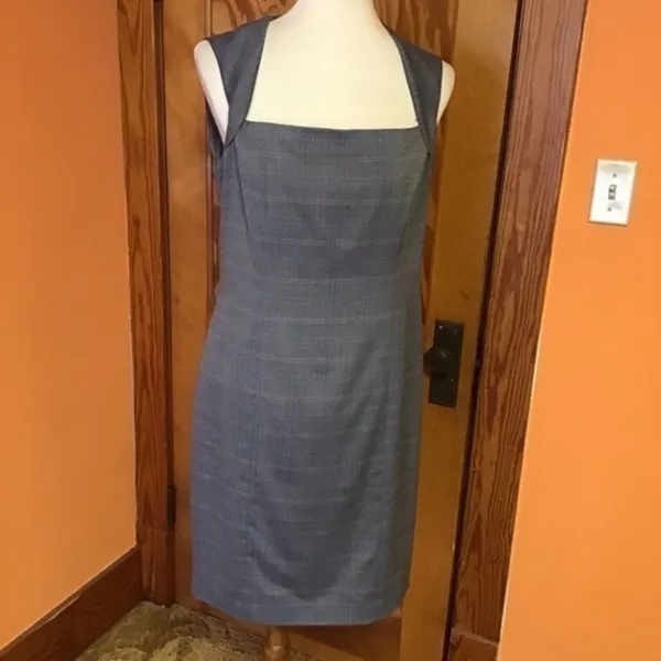 Vtg Y2K Anne Klein houndstooth business dress - Image 7