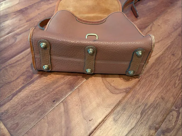Dooney & Bourke Pebbled Leather Saddle Crossbody Bag - Image 6