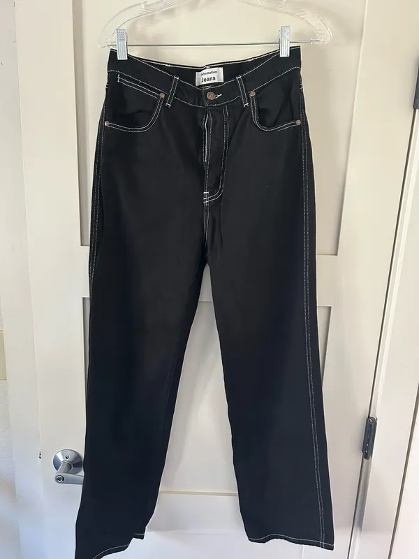 Reformation Cowboy High-Rise Straight Jeans - Image 2