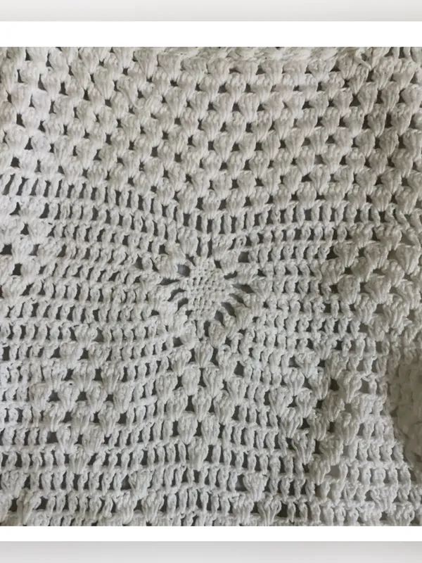 ZARA NWT Linen crochet Maxi Dress Size Small - Image 8