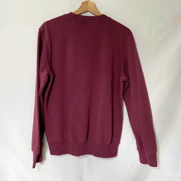 Goodfellow‎ & Co pink crewneck fleece lined sweater men's size S cotton blend - Image 6