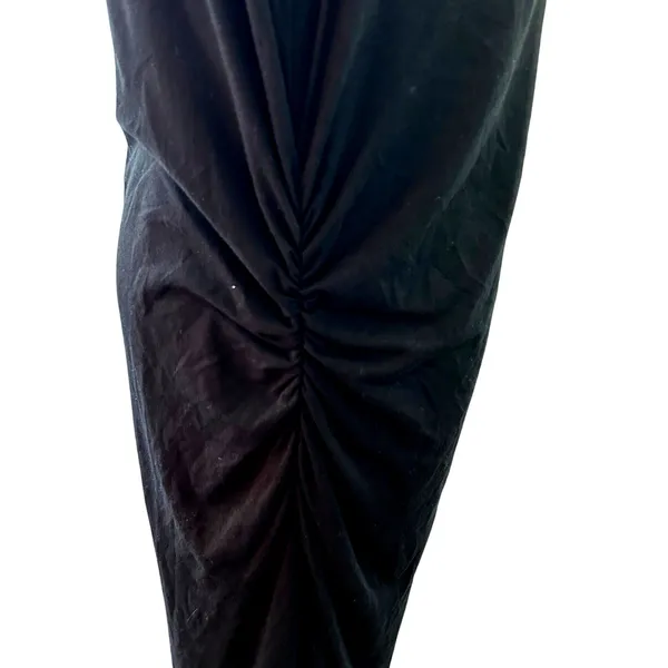 HALSTON NWT Black Cowl Neck Sleeveless Dress Sz LG Bodycon Wedding Formal Prom - Image 5