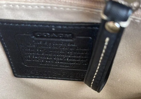 EUC Coach Authentic Hampton braided trim tassel satchel leather shoulder bag - Image 6