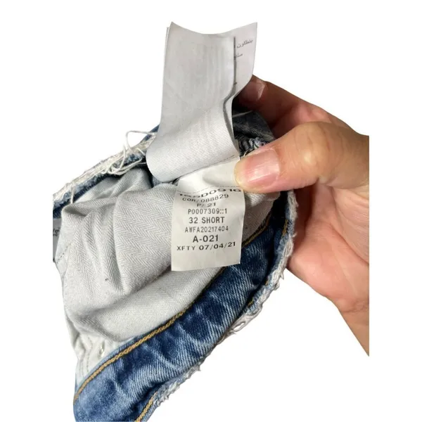Abercrombie & Fitch Curve Love Ultra‎ High Rise 90s Straight Jeans Size 32/14 - Image 12