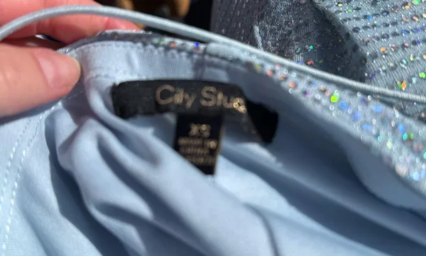 Sparkly blue dress Size XS - Image 3