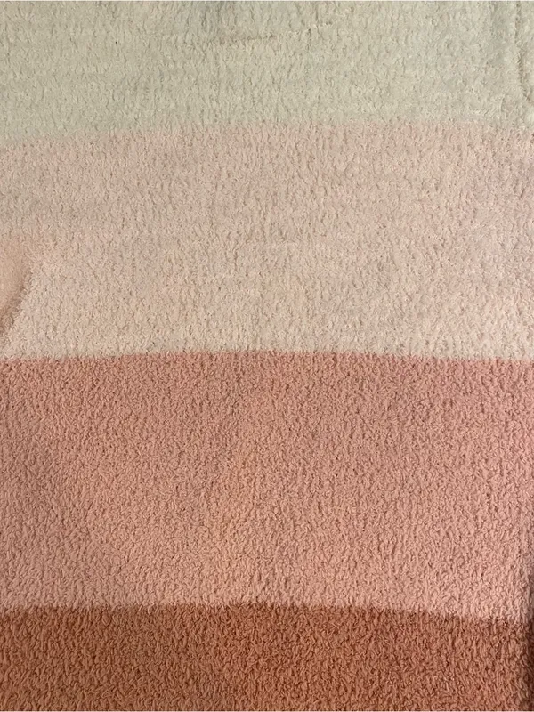 LC Lauren Conrad Striped Sweater Women’s Med Pink Tones Soft Winter Bohemian - Image 7
