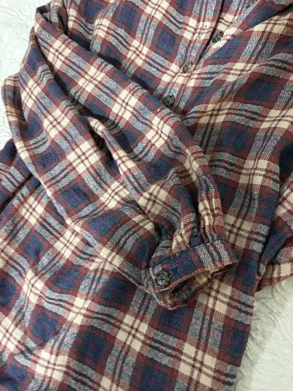 Free People Flannel Plaid - Image 4