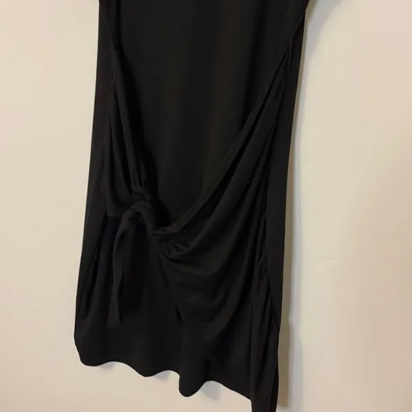 Lillusory Women's Tie Knot Dress Tank Sleeveless Midi Party Flowy Black Medium‎ - Image 4