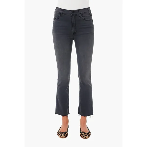 MOTHER The Hustler Ankle Fray Jeans Size 25 Lighting Up Lanterns Gray High Rise - Image 2