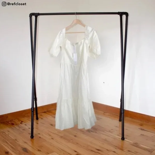 1HR SALE ⚡Reformation Rutherford Dress (White) - Image 3