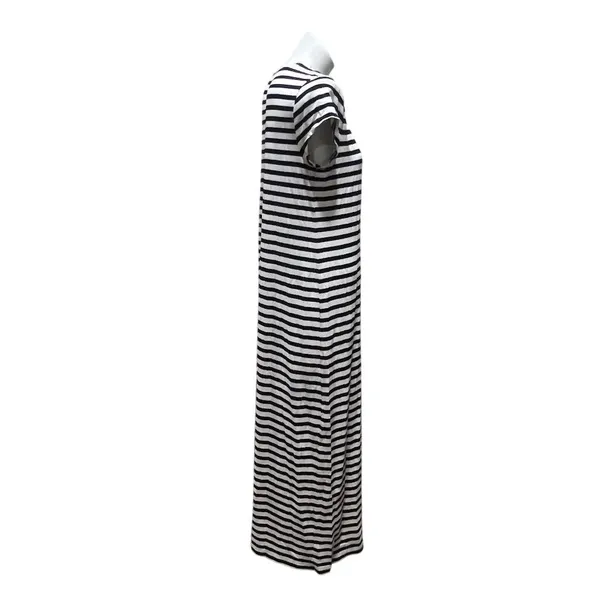 A New Day Women's Striped Maxi Dress Black & White Size XL - Image 3