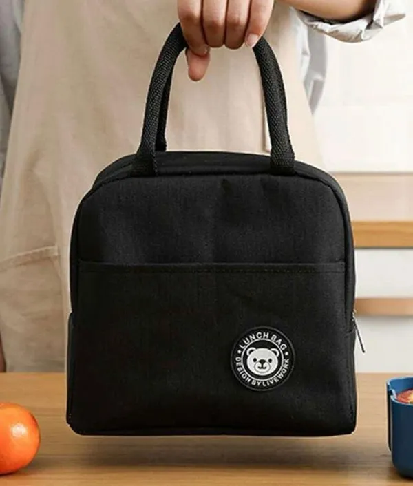 Portable lunch bag with side pocket Made of Polyester - Image 6