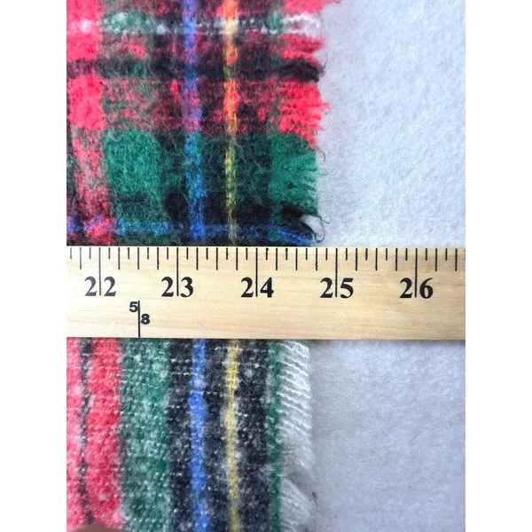 Old Navy Blanket Scarf Tartan Plaid Fringe Oversized Multicolor Unisex‎ OS - Image 5