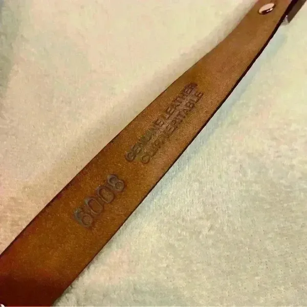 Ladies Decorative Belt Brown - Image 4