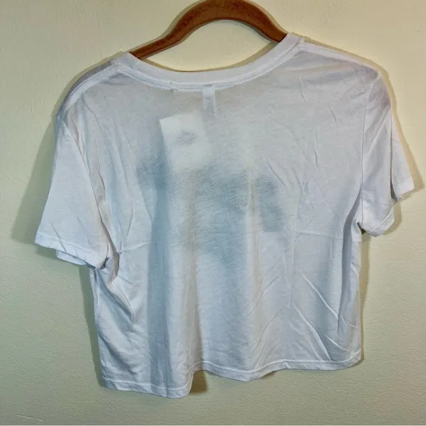 Bella Canvas White Michigan State Crop‎ Top Medium NWT - Image 6