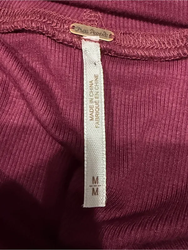 NWT Free People Red Uptown Turtleneck Top - Image 6