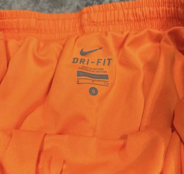 Nike DriFIT Athletic Orange Dash Running Shorts - Image 7