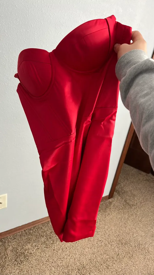 red corset dress - Image 2