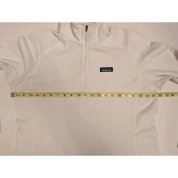 Patagonia Wmn Sz L 1/4 Zip Fleece Pullover Sweatshirt Polyester Outdoors Hiking - Image 2