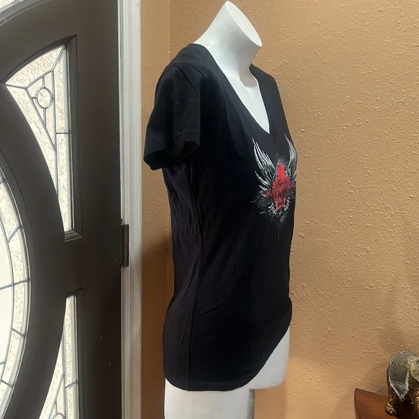 Harley Davidson black woman’s t-shirt - Image 4