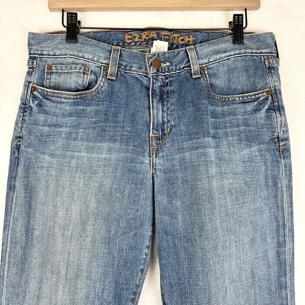 Abercrombie Ezra Fitch Women's Vintage Y2K Low Rise Bootcut Jeans Size 30 USA - Image 3
