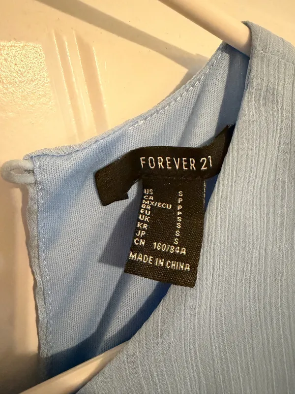 Forever 21 Dress Mini Blue - Image 4