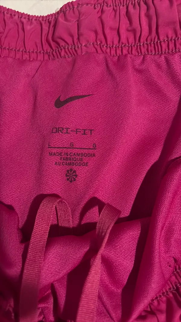 Nike Women’s Pink Shorts Running Dri-Fit - Image 3