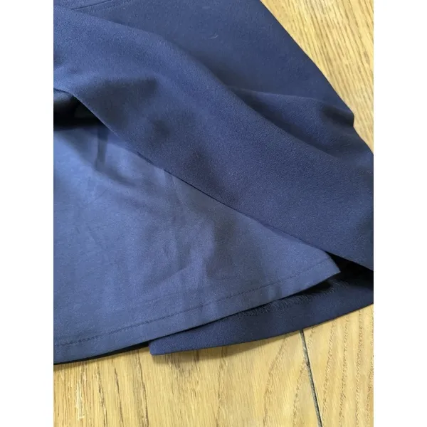 Lauren Ralph Lauren Women Side Button Swing Dress Sz 4‎ Knee Length Lined Formal - Image 8
