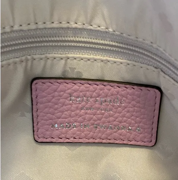 Kate Spade Pink Leather Tote Bag - Image 5