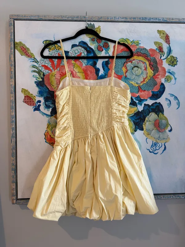 Yellow Mini Dress - Image 3